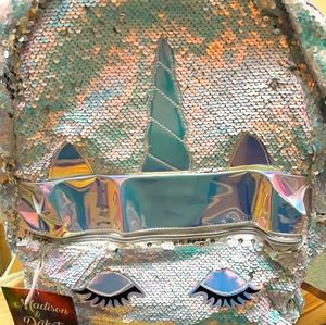 MADISON & DAKOTA-Iridescent Unicorn Back Pack-Sequins-For Kidz of ANY Age